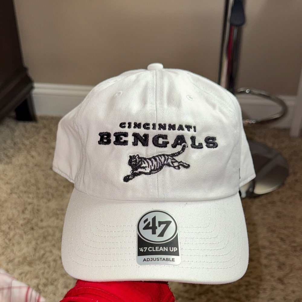 47 Brand Cincinnati Bengals White Cap